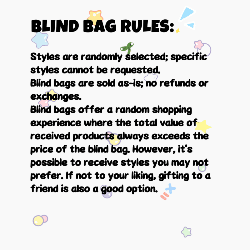 blind bag rules